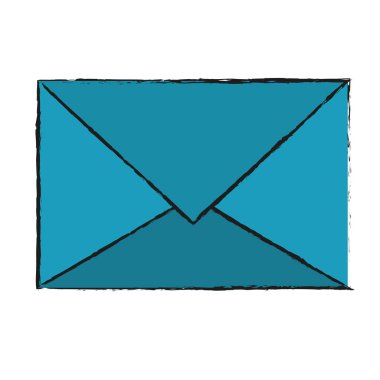 İzole e-posta zarf tasarım