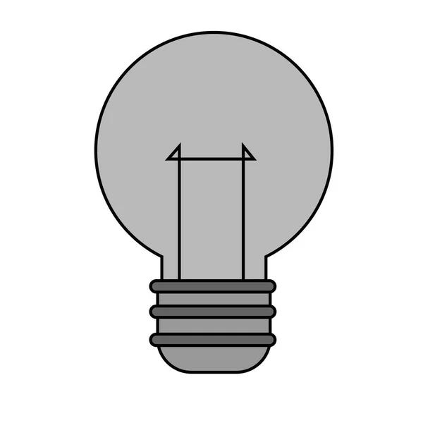 Isolierte Glühbirnenkonstruktion — Stockvektor