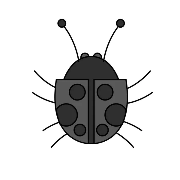 Design de bugs isolado —  Vetores de Stock