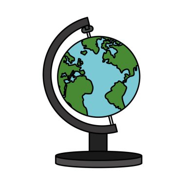 İzole gezegenin küre tasarımı