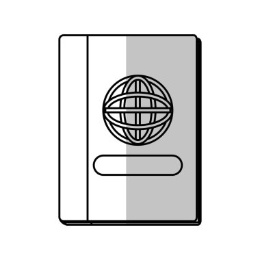 İzole pasaport tasarım