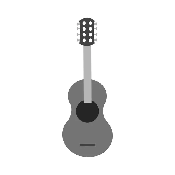 Elszigetelt gitár tervezés — Stock Vector