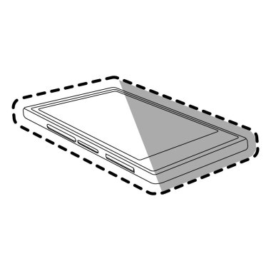 İzole tablet cihaz tasarım