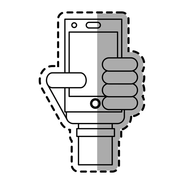 Diseño de dispositivo Smartphone aislado — Archivo Imágenes Vectoriales