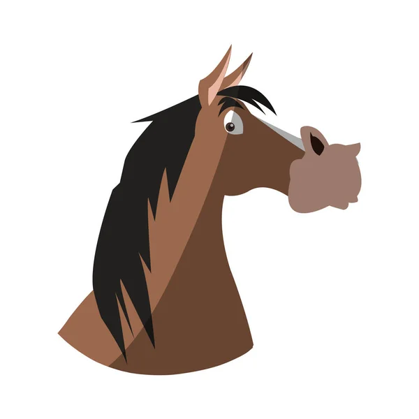 Izolované kůň kreslený design — Stockový vektor