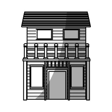 İzole çiftlik bina