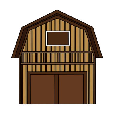 İzole çiftlik bina