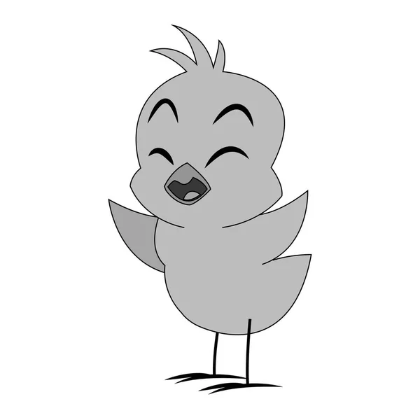 Diseño de dibujos animados de pollo aislado — Vector de stock