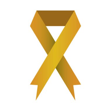 Şerit afiş sarı tasarım simgesi anısına