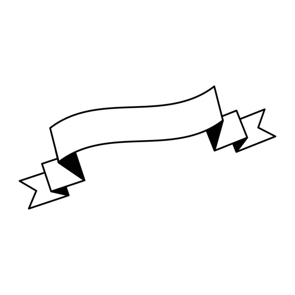 Piktogram şerit banner boş tasarımı — Stok Vektör