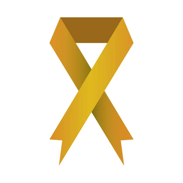 Pásu nápis připomíná žlutá ikona — Stockový vektor