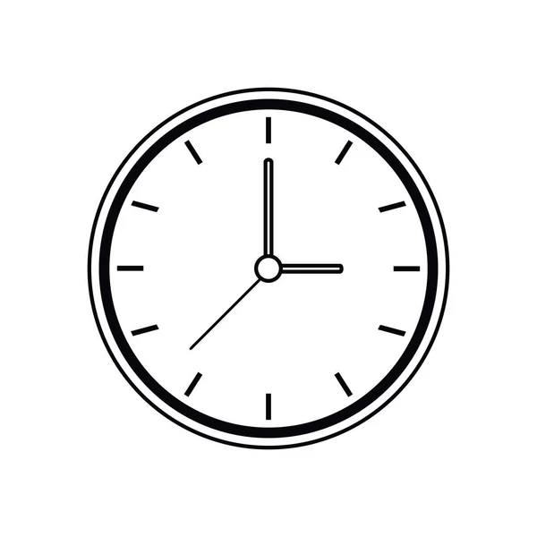 Pictogram klok tijdpictogram horloge werk — Stockvector