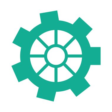 Yeşil Dişli çark motoru dişli simgesini