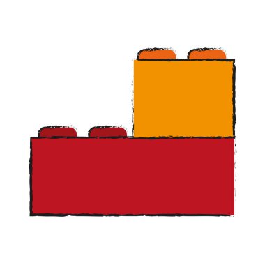 İzole blok oyuncak tasarım