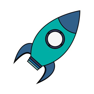 İzole roket oyuncak tasarım