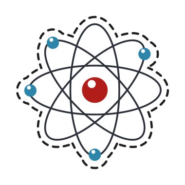 İzole atom tasarım