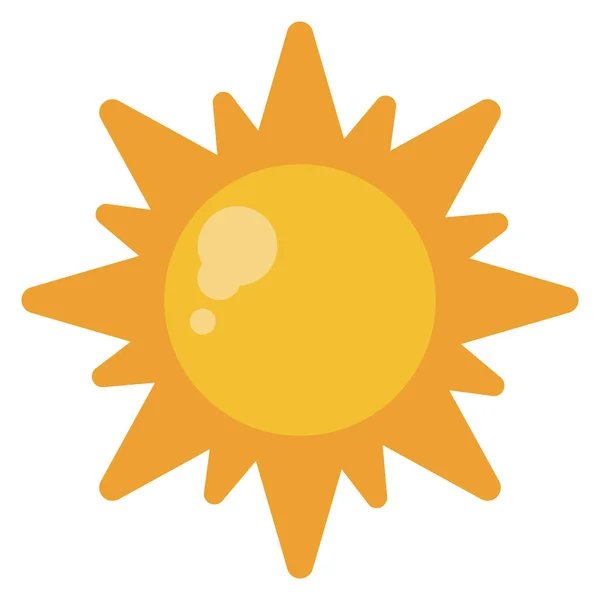 Sun energy natural symbol design — Stock Vector