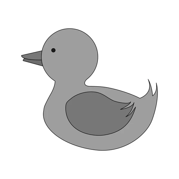 Conception isolée de jouet de canard — Image vectorielle