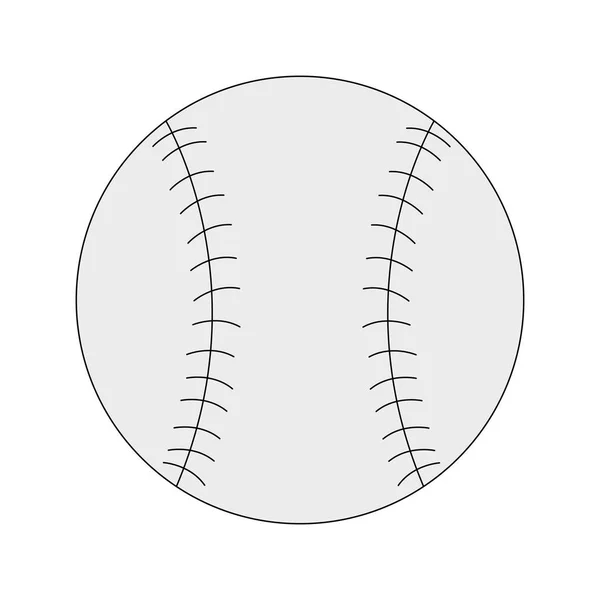 Geïsoleerde honkbal speelgoed design — Stockvector