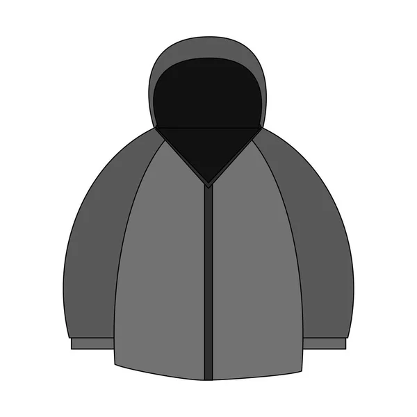 Veste isolée de conception hivernale — Image vectorielle