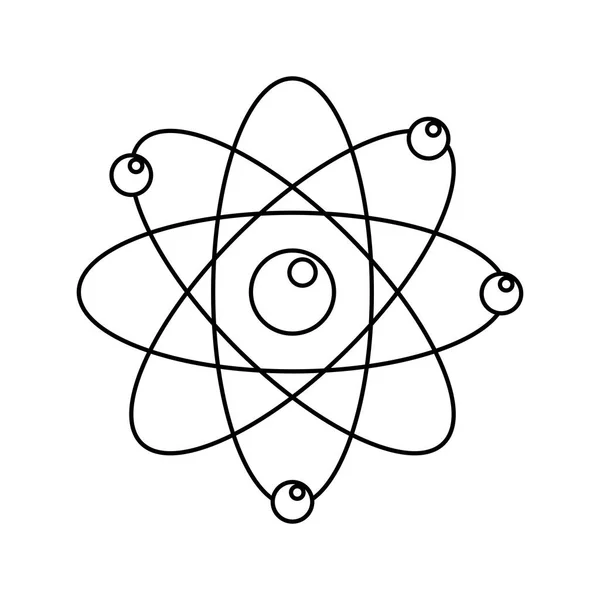 Conception d'atome isolé — Image vectorielle