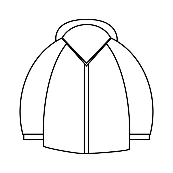 Na białym tle kurtki zimowe Design — Wektor stockowy