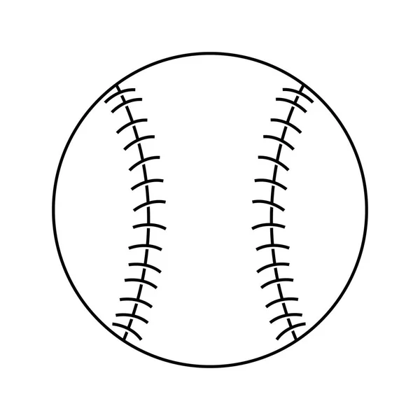 Elszigetelt baseball játék design — Stock Vector