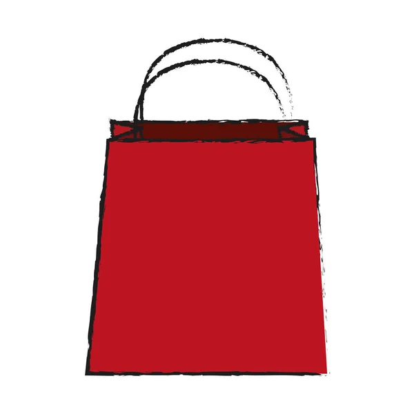 İzole alışveriş çanta tasarımı — Stok Vektör