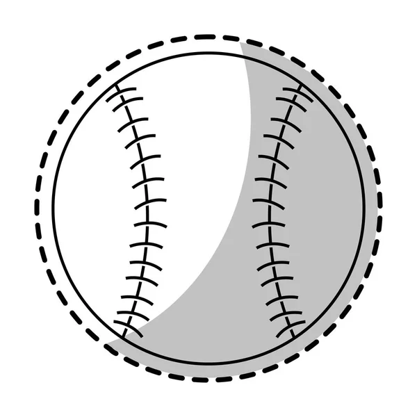 Elszigetelt baseball játék design — Stock Vector