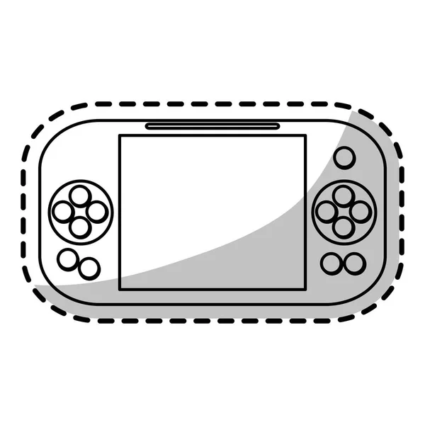 Diseño de juguete de videojuego aislado — Vector de stock