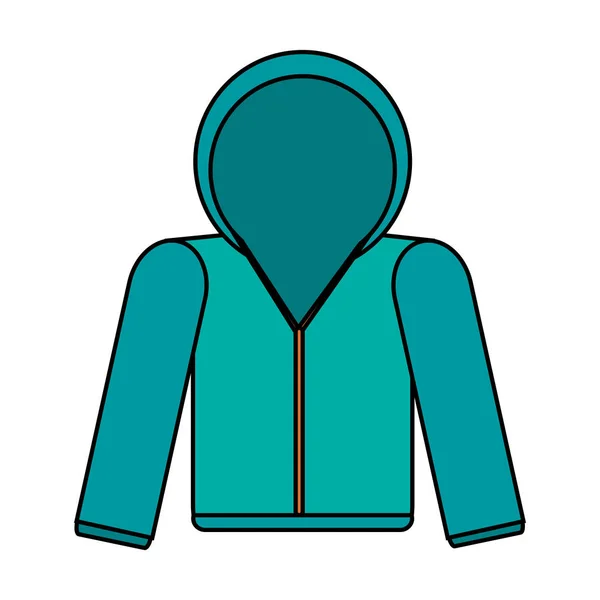 Chaqueta aislada de diseño invernal — Vector de stock