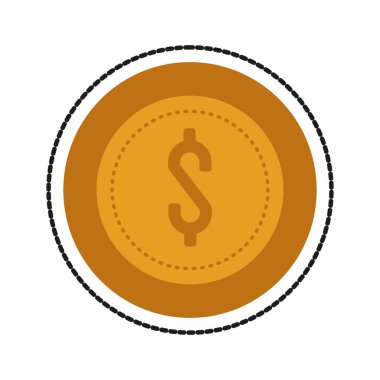 İzole sikke tasarım