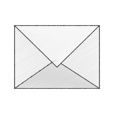 İzole e-posta zarf tasarım