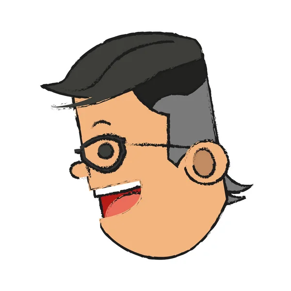 Diseño de hombre de negocios aislado — Vector de stock