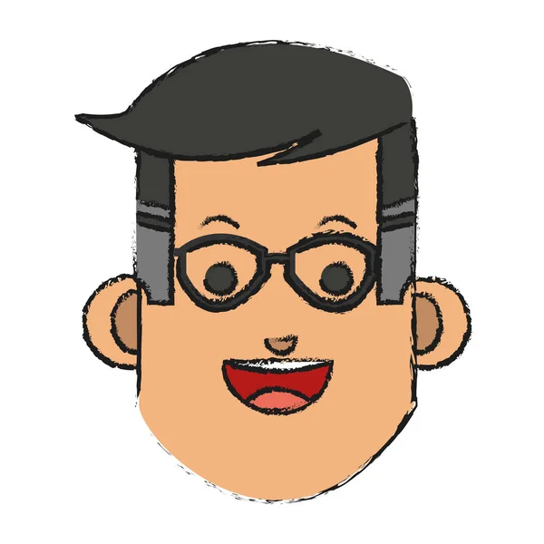 Diseño de hombre de negocios aislado — Vector de stock