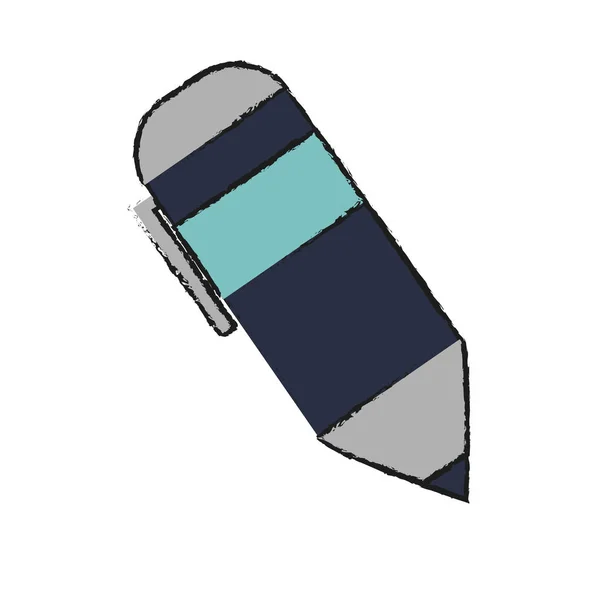 孤立したペンのデザイン — ストックベクタ
