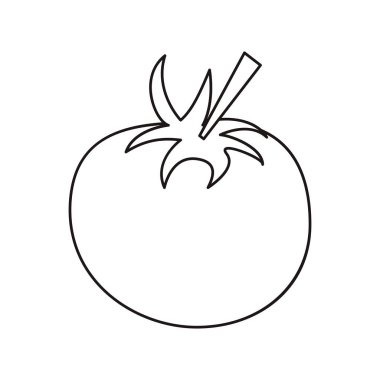 Anahat domates sulu sebze simgesi