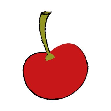 Olgun Kiraz meyve doğa tasarlamak çizim