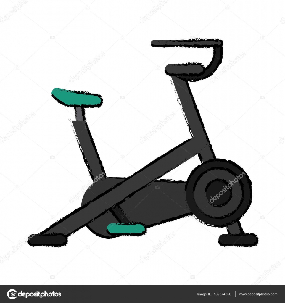 Bicicleta estatica dibujo sale