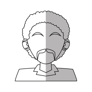 İzole avatar tasarım