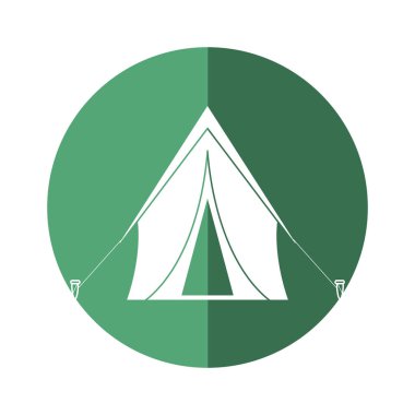 çadır ekipmanları Kamp faaliyetleri circle gölge yeşil