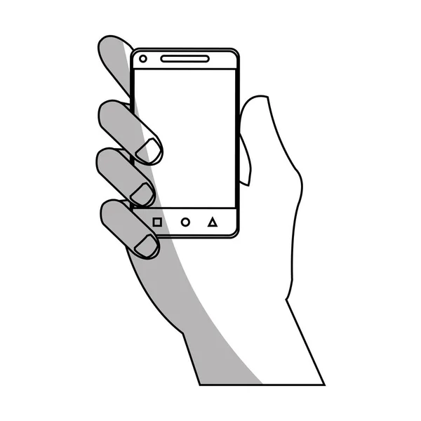 Conception isolée de Smartphone — Image vectorielle