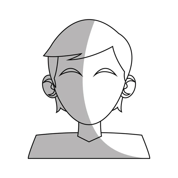 Isolé homme avatar design — Image vectorielle