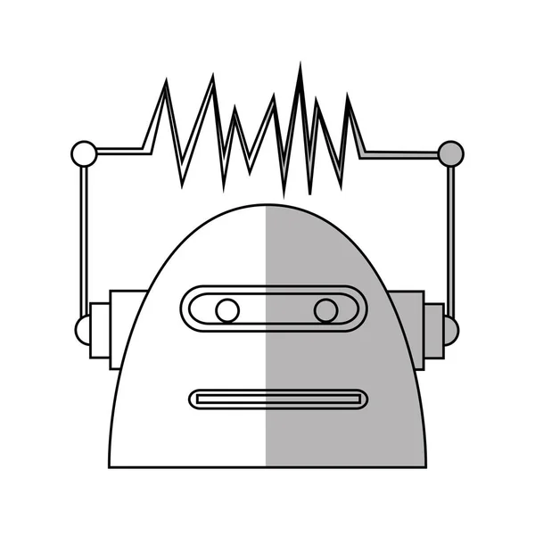 Design de desenhos animados robô isolado —  Vetores de Stock