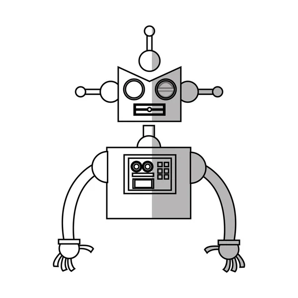 Elszigetelt robot rajzfilm design — Stock Vector