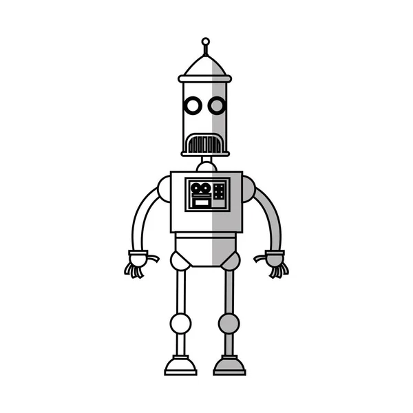 Isolerade robot tecknad design — Stock vektor