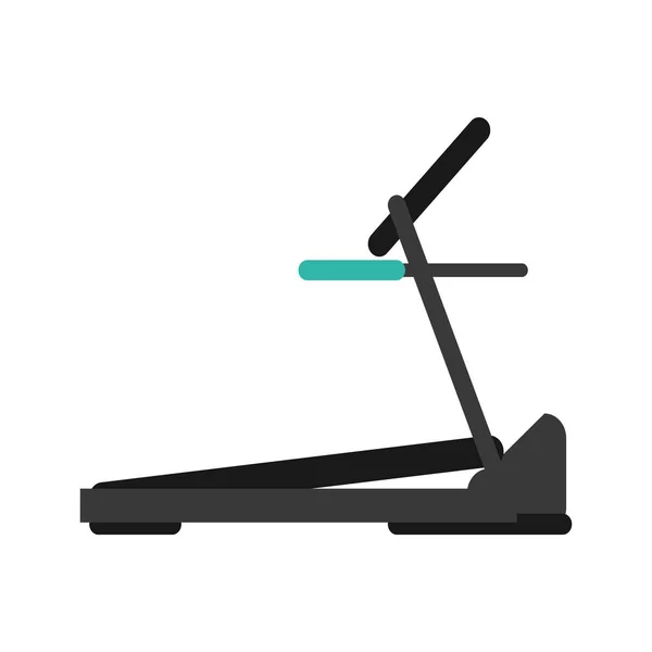 Máquina de cinta de correr deporte fitness — Vector de stock