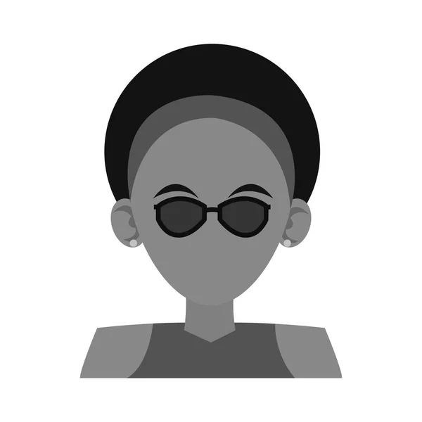 Isolado mulher avatar design —  Vetores de Stock