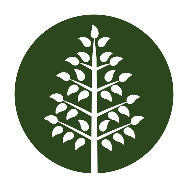 Arbre vert nature — Image vectorielle