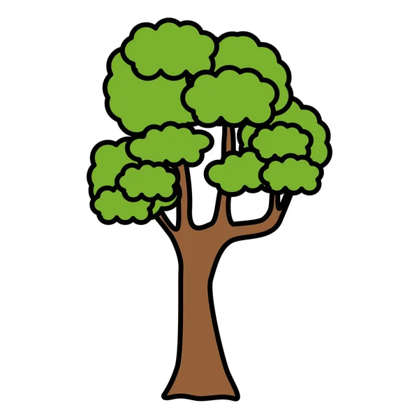 Fa zöld természet — Stock Vector